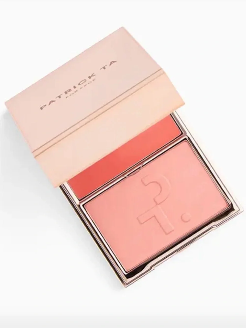 PATRICK TA BEAUTY Major Headlines Double-Take Crème & Powder Blush Duo NEW